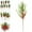F, variant on Artificial Green Pine Needles Branches Fake Small Pine Twigs Stems Evergreen Picks Holiday Tree Decorations, Faux Picks Spray With Pinecones For Vases House Decor Artificial Berry Stems For Vase