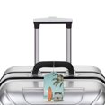 thumbnail image 5 of Honeii Vintage Surf Van Beach Print Leather Luggage Tag for Suitcases,ID Tags,Bag Tags for Luggage,Functional Travel Tag-1, 5 of 5