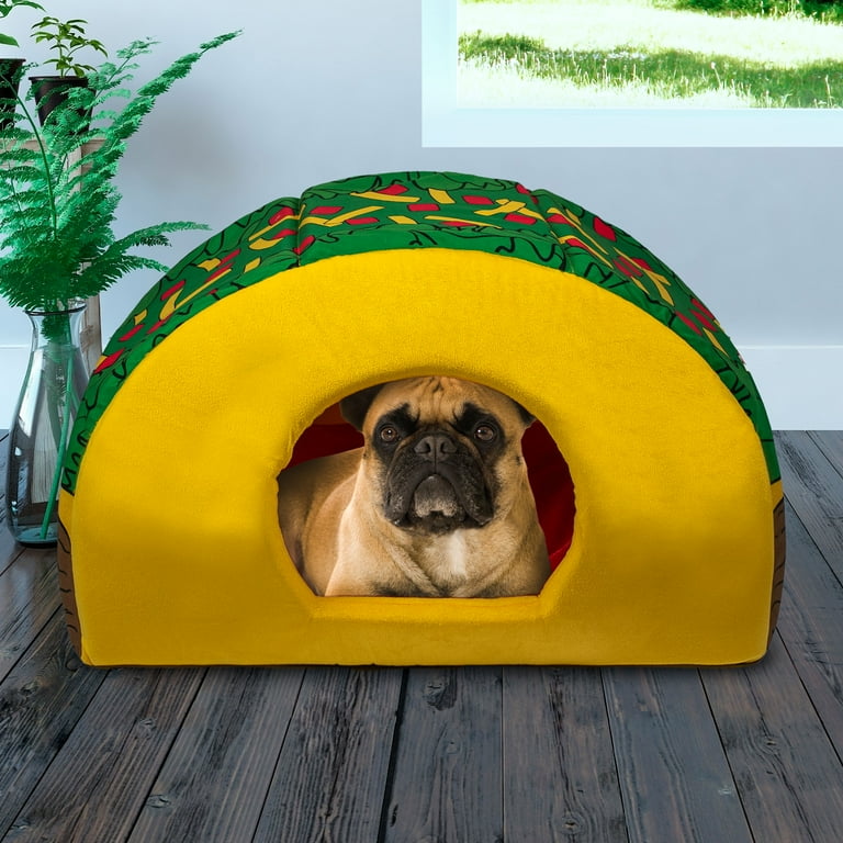 Recycle Diy Dog Bed Out Of Tire Vibrant Life Taco Pet Bed, Yellow