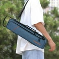 thumbnail image 3 of Sac de Flûte Sac d'Instrument en Tissu Oxford Imperméable Durable Sac de Flûte avec Bleu Foncé, 3 of 4