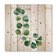 thumbnail image 3 of Designart 'Green Eucalyptus Plant Branches II' Traditional Print on Natural Pine Wood, 3 of 5