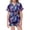 Purple, variant on Kids Halloween Pajamas Size 2-3 Years Childrens Nightwear Full Print Top with Shorts Soft Homewear Set Pjs for Boys Purple