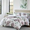 thumbnail image 6 of Madison Park Essentials 7 Piece Cal King Floral Comforter Set, Soft Brushed Bed in A Bag with Bed Sheets, Spring Lavender Comforter Bed Set, Bedding Sets with Flat Sheet and Fitted Sheet for Girls, 6 of 12