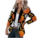 thumbnail image 2 of Puntoco moda mujer traje de negocios Color sólido costura dibujo de cuadros manga larga cárdigan abrigo top Puntoco Puntoco-4151, 2 of 5
