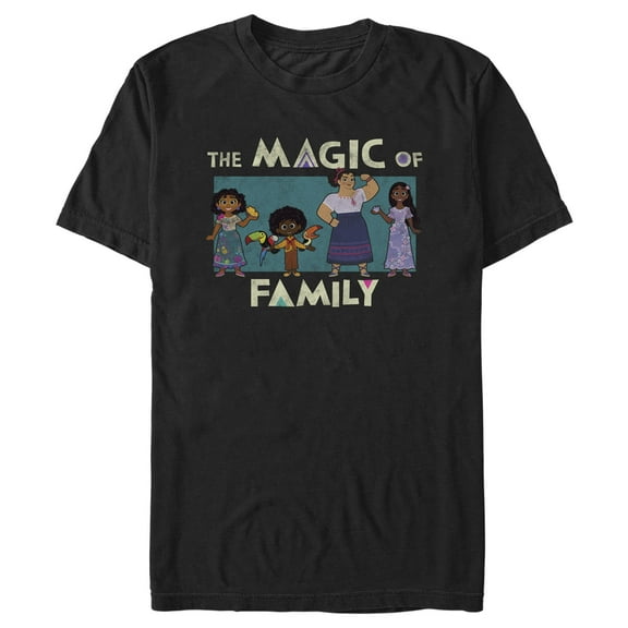 Men's Encanto The Magic of Family Graphic Tee Black Medium