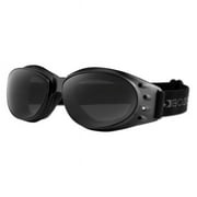Bobster Eyewear Cruiser 3 Goggles (OSFA, Matte Black)