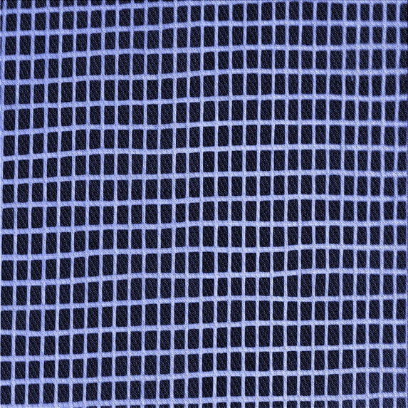 Ahgly Company Indoor Square Patterned Night Blue Area Rugs, 7' Square