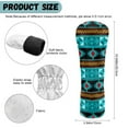 thumbnail image 6 of Yuyamidu Blue Aztec Golf Club Head Covers PU Leather Golf Head Covers Driver Covers Fariway Wood Headcover Hybrid Covers Gemoetric Golf Headcover, 6 of 8