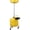 Yellow, variant on Ladcaser 8 Gallon Waste Oil Drain Change Tank, Air Operated Fluid Drain Disposal Waste Oil Drain Container w/ 15" Funnel Adjustable Height 28"-62", w/ 360° Wheels & Toolbox