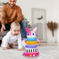 thumbnail image 4 of XFGOU full doll Toys and Hobbies Stacking & Nesting Circle Toy Soft Building Rings Stacker & Teethers Play With Early Educational Learning Stacking Tower Best Gift For 6+ Months Boys&Girls Plush toy, 4 of 8