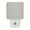 Gray, variant on Gray Grid LED Night Light, Minimalist White Grid Lines Plaid Scandinavian Rustic Night Lights plug into Wall with Smart Sensor Dusk to Dawn Sensor for Nursery Bedroom 2.95x4.5in
