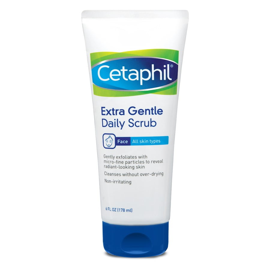 Cetaphil Extra Gentle Daily Scrub, Exfoliating Face Wash For Sensitive