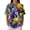 Dark Purple, variant on Womens Plus Size Casual Henley Waffle Knit Button-Up Top Short Sleeve Polo Shirt Hawaiian Shirt