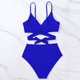 thumbnail image 4 of Traje de baño para mujer Traje de baño de color sólido para mujer + bañador y bikini de moda Traje de baño dividido Trajes de baño para mujer, 4 of 6