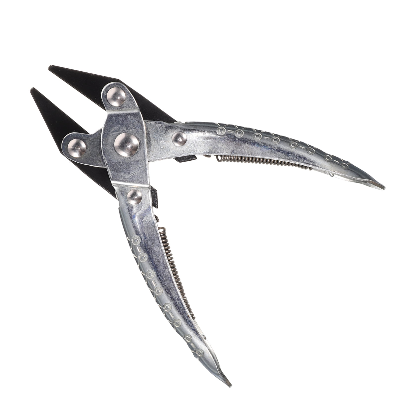 Baluue Precision Jewelry Repair Pliers with Flat Nose, Spring-Loaded Handles, Parallel for Detailed Small Crafting and Jewelry Work