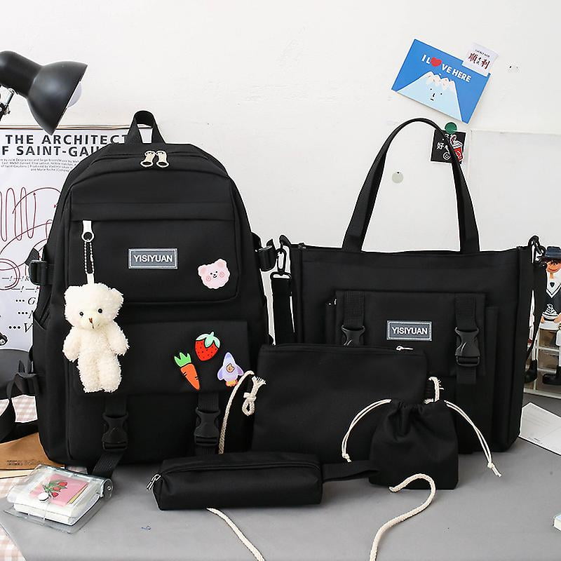 Korean canvas backpack deals