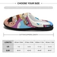 thumbnail image 2 of Family Guy Fuzzy Cotton Slippers For Mens Winter Cotton Lightweight Anti-slip Rubber Sole Slippers House Open Back Slippers Closed Toe Slippers, 2 of 9