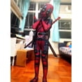 thumbnail image 2 of Traje de cosplay de Deadpool para niños, traje de compresión de cómic de superhéroe, entrenamiento de culturismo, Dead Pool, regalo de Halloween para niños, 2 of 4