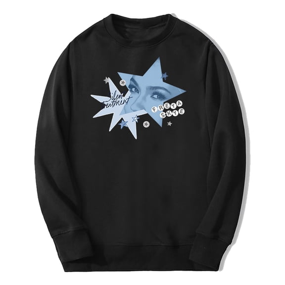Freya Skye Silent Treatment Merch Crewneck Long Sleeve Streetwear Men Women Pullover Sweatshirt