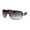 Silver Burgundy Smoke, variant on Womens Elegant Rimless Shield Wrap Luxury Designer Sunglasses Silver White - Clear Mirror