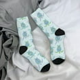 thumbnail image 5 of KLL Sea Turtle Print Cool Socks Men's Women's Crew Socks Funny Crazy Novelty Stockings, 5 of 6