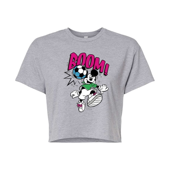Disney - Boom - Juniors Cropped Cotton Blend T-Shirt