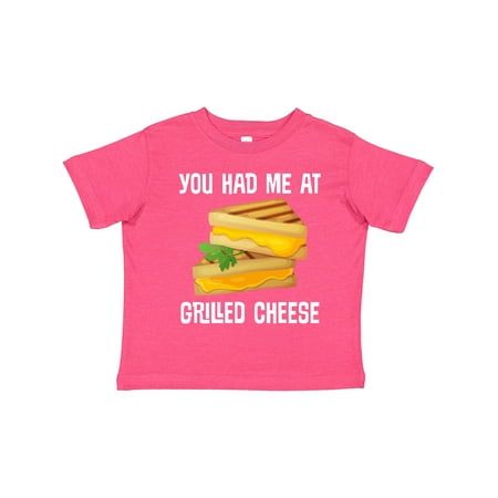 

Inktastic You Had Me at Grilled Cheese Sandwich Gift Toddler Boy or Toddler Girl T-Shirt