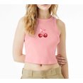 thumbnail image 2 of CHERRY Micro Rib Baby Crop TANK, 2 of 5