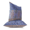 thumbnail image 2 of Floral Fusion Indoor/Outdoor Pillow with Removable Cover in Purple 16x16, 2 of 5