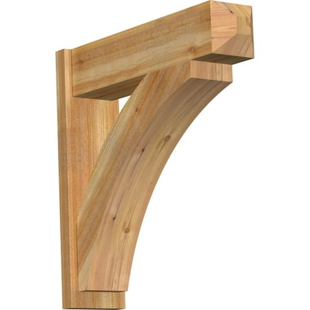 

8 W x 32 D x 32 H Thorton Rough Sawn Craftsman Outlooker Western Red Cedar