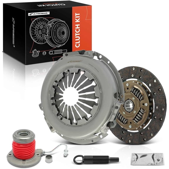 A-Premium Transmission Clutch Kit with Slave Cylinder Set Compatible with Ford Mustang 2005-2010 4.0L