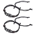 thumbnail image 1 of WEUVEB 2Ud Pulseras Tejidas Ajustables Con Jaula De Cristal Black Para Fabricación De Joyería Exclusiva Y, 1 of 8
