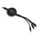 thumbnail image 3 of Cable de carga para teléfono, cable de carga multicabezal 3 en 1 3 A, cargador USB muy recomendable, 3 of 9