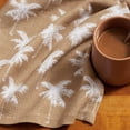thumbnail image 3 of Hometrends All Over Palm Tree 1-Piece 100% Cotton Kitchen Towel, Multicolor, 16"x26", 3 of 5
