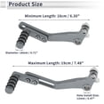 thumbnail image 3 of Unique Bargains Motorcycle Gear Shifter Lever for Kawasaki NINJA 400 2018-2023 Pedal Shift Lever Arm Titanium Tone, 3 of 7