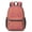 Paisley and Floral Red Pattern, variant on Paisley and Floral Purple Pattern 17" Waterproof Oxford School Backpacks for Teens, S-Shape Padded Straps, for School, Travel, Hiking, Camping