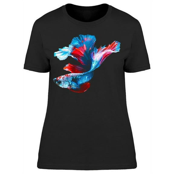 Siam Betta Fish Swim T-Shirt Women -Image by Shutterstock, Female Medium