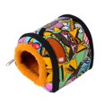 thumbnail image 1 of Cama para conejillos de Casa para hámster, animales pequeños para mascotas, cálida cama para nido de invierno, casa para dormir, para mascotas, S Sunnimix Cama de conejillo de indias, 1 of 8