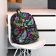 thumbnail image 5 of Disketp Watercolor Floral Paisley Mochila Ligera Clásica con Múltiples Bolsillos, Mochila Casual para Hombre y Mujer, Ideal para Escuela, Trabajo y Viajes, 5 of 6