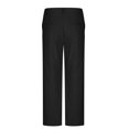 thumbnail image 5 of Brondbend Mens Work Pants Slim Fit Mens Straight Fit Pants Elastic High Waist Zipper Pocket Button Trousers Solid Trendy Flat Front Trousers Classic Fit Weekend Outings Suit Pants, 5 of 5