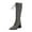 White, variant on Bmisegm Ladies Fashion Leopard Print Pointed Front Lace up Side Zipper Thick High Heel Long Boots Shoes Boots for Women White 9