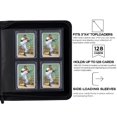 thumbnail image 3 of Carpeta Toploader D DACCKIT con capacidad para 128 tarjetas modelo A, color verde, 3 of 7