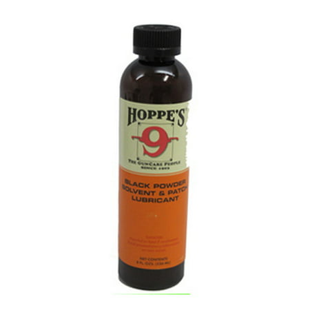 Hoppes No. 9 Black Powder Gun Bore Cleaner and Patch Lubricant, 8 oz. (Best Gun Powder Prices)