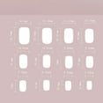 thumbnail image 5 of Sweet Glossy Press on Nails Set for Women Girls,Solid Color Short Square Fake Nails Acrylic Shine Cat Eyes Flase Nails for Office Daily Wedding,Full Nail Wrap Gift for Valentine Holiday 24pcs, 5 of 6