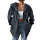 thumbnail image 1 of Abrigo Sudadera básica para mujer Estilo casual Sudadera con capucha con bolsillos Traje diario Ygjytge Gris S para Mujer, 1 of 9