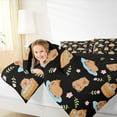 thumbnail image 4 of Castle Fairy Cute Floral Capybara Twin Comforter Sets,Kawaii Animal Bedding Set, 4 of 8