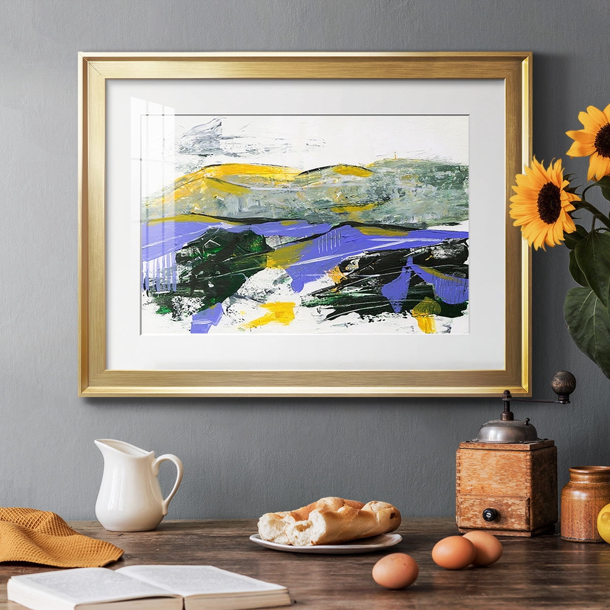 Silent Mountain IV Premium Framed Print - Ready to Hang