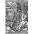 thumbnail image 1 of 24"x36" Gallery Poster, Melencolia I, 1514, Albrecht Drer engraving, 1 of 1