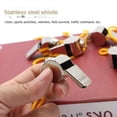 thumbnail image 5 of Loud Metal Whistle Soccer Strong Stainless Steel Whistles Wear Resistant Portable Referee Whistles Party, 5 of 5