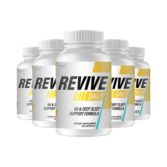 (5 Pack) Revive Daily - Revive Daily Night Time Deep Sleep Support Capsules